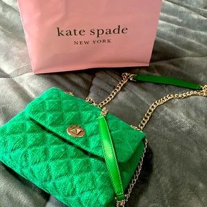 KateSpade small flap crossbody,Green Bean